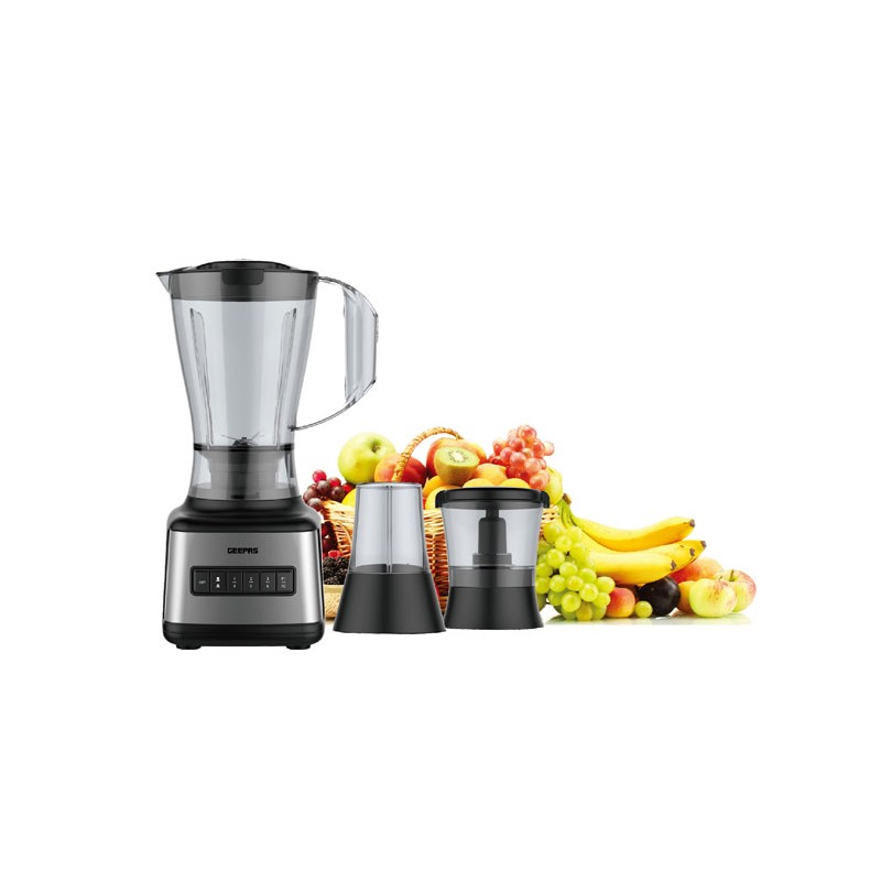 GEEPAS 3 IN 1 STAINLESS STEEL BLENDER