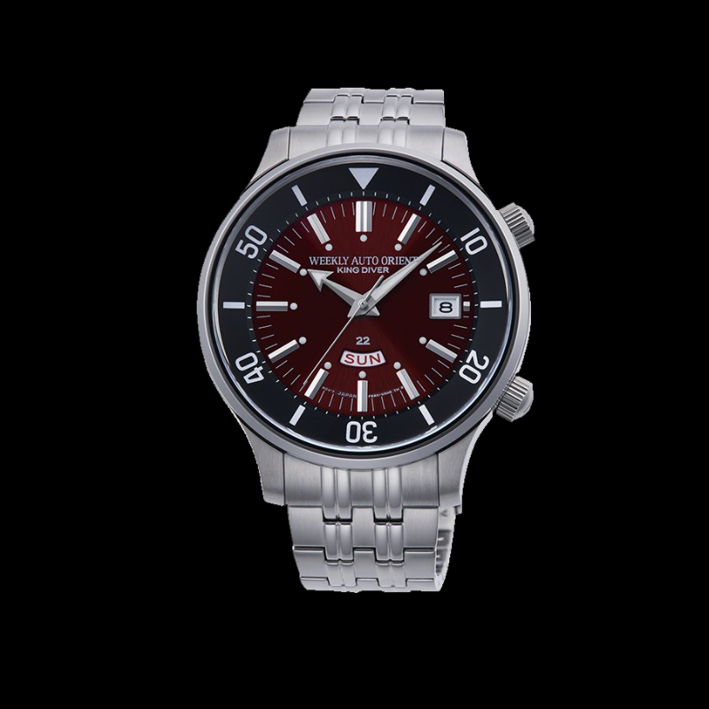 ORIENT: Mechanical Revival Watch, Metal Strap - 43.8mm (RA-AA0D02R)
