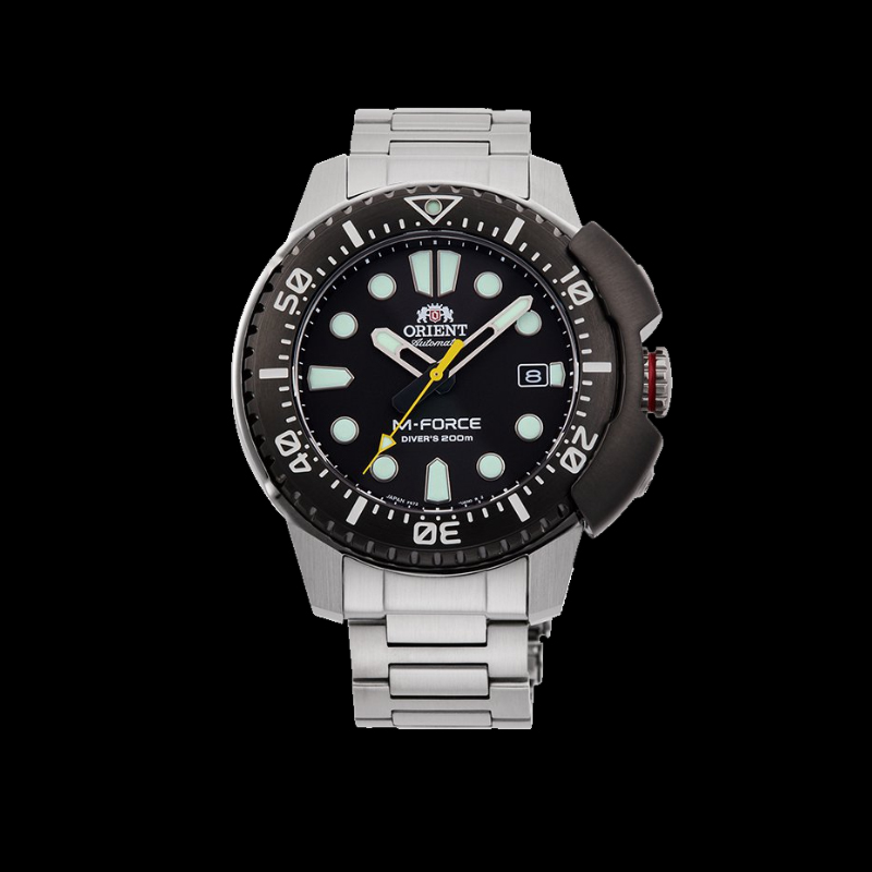 ORIENT: Mechanical Sports Watch, Metal Strap - 45.0mm (RA-AC0L01B)
