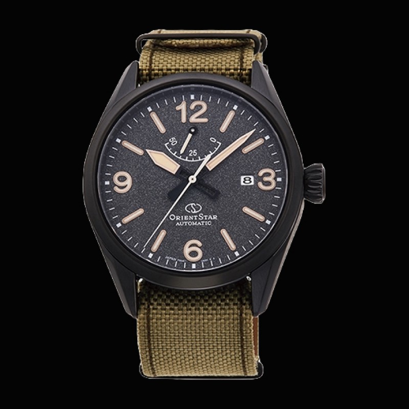 ORIENT STAR: Mechanical Sports Watch, Nylon & Nylon Strap - 41.omm (RE-AU0206B)
