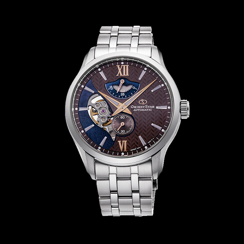 ORIENT STAR: Mechanical Contemporary Watch, Metal Strap - 41.0mm (RE-AV0B02Y)