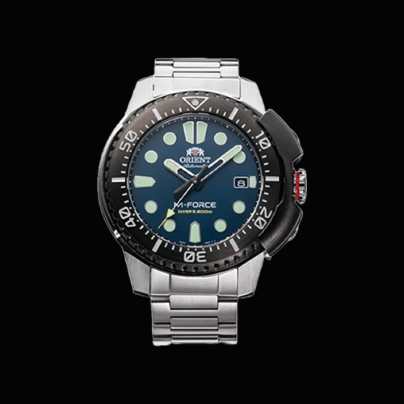 ORIENT: Mechanical Sports Watch, Metal Strap - 45.0mm (RA-AC0L07L)
