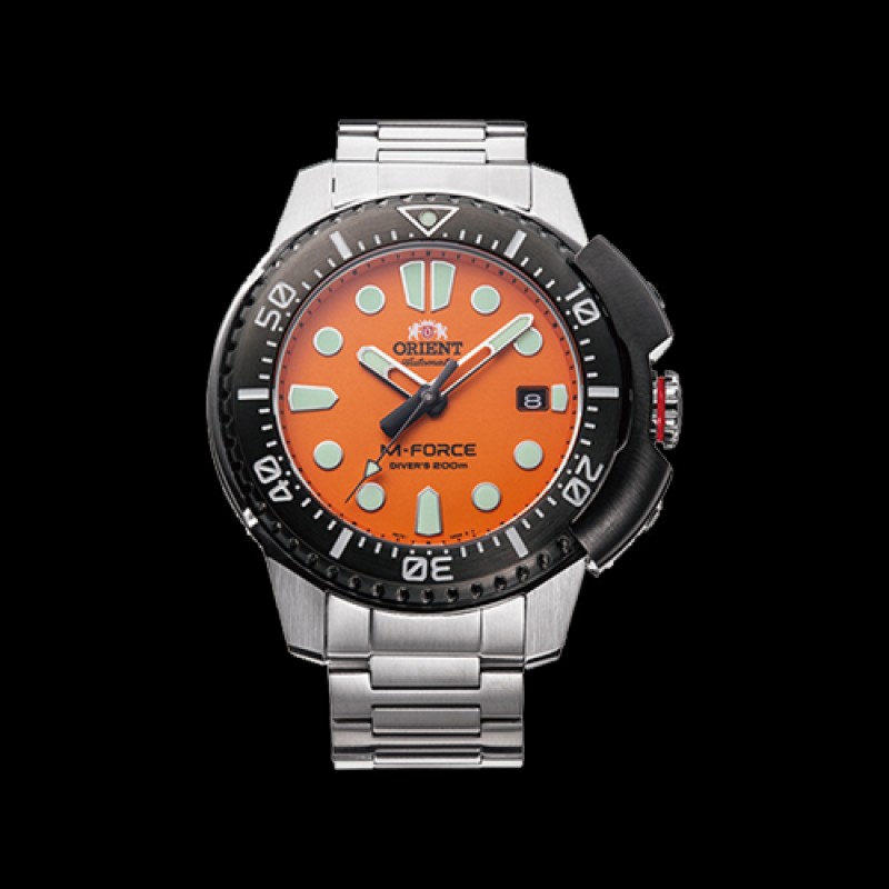 ORIENT: Mechanical Sports Watch, Metal Strap - 45.0mm (RA-AC0L08Y)