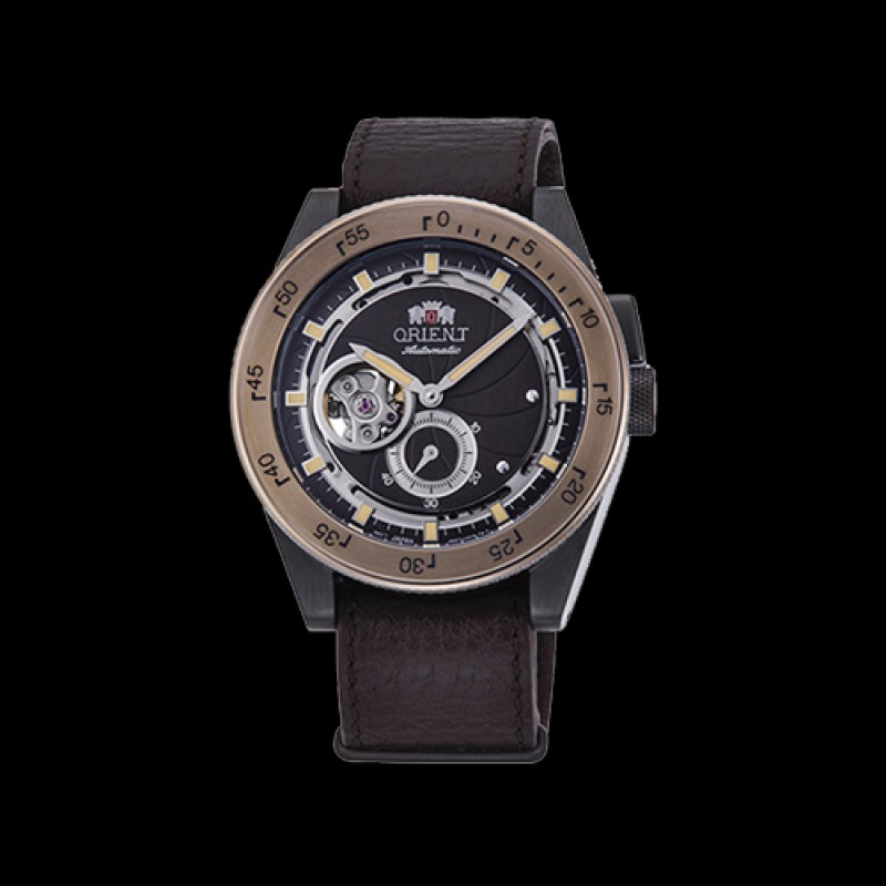 ORIENT: Mechanical Revival Watch, Leatherl Strap - 40.8mm (RA-AR0203Y)