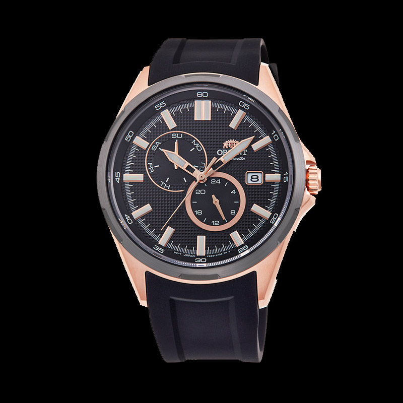 ORIENT: Mechanical Sports Watch, Silicon Strap - 42.6mm (RA-AK0604B)