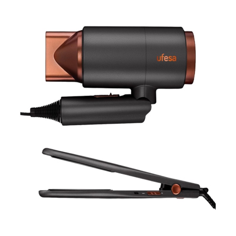 My glamour set hairdryer + straightener pack